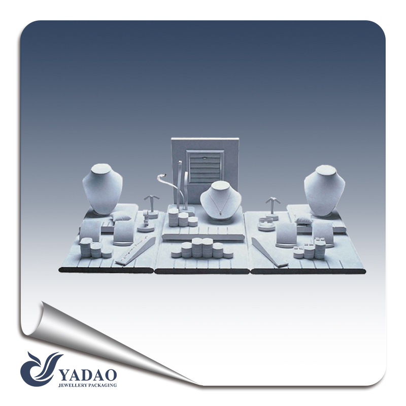 Fashionable Exquisite Antique Acrylic Jewelry Floor Display Standing Enhance Jewelry Brands