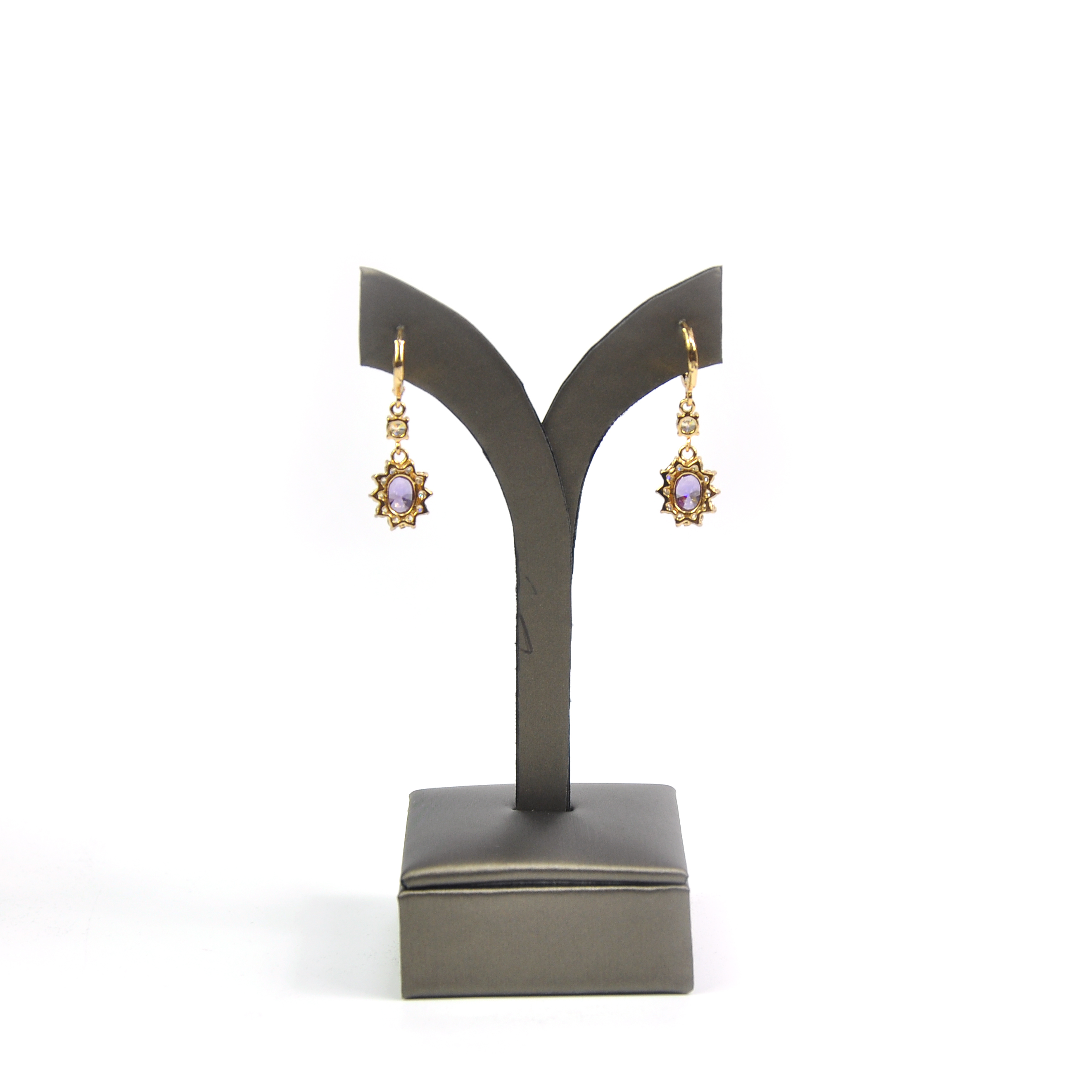 High Level Beautiful Pu Leather Jewellery Earring Display Stand