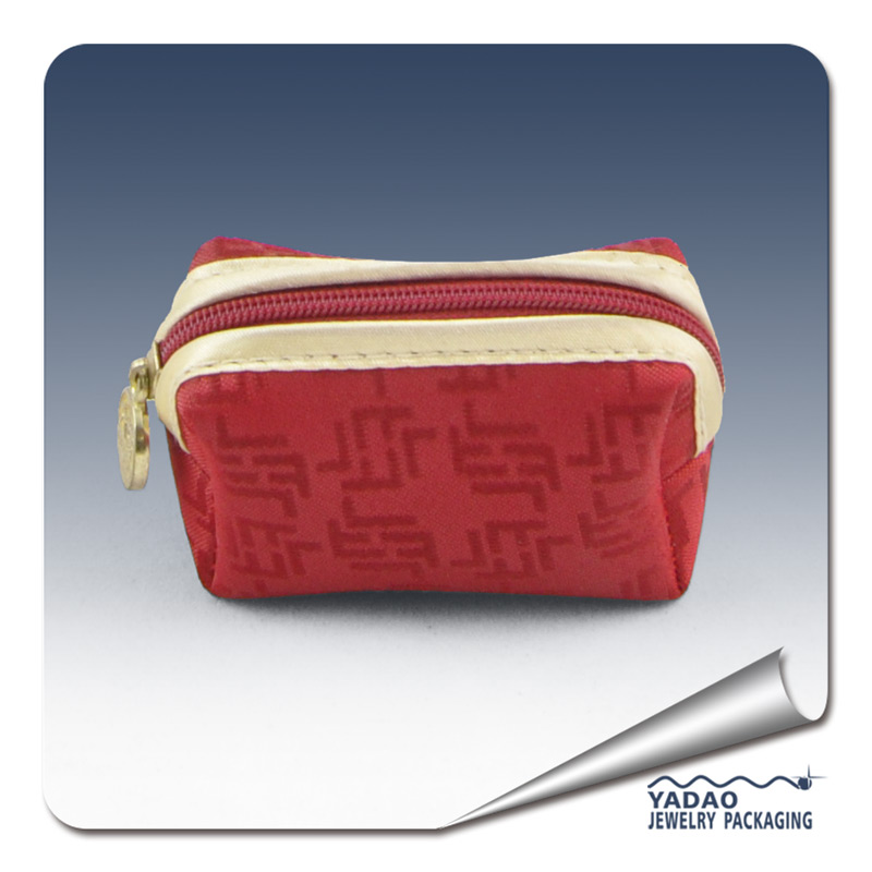 gamuza venta caliente bolsas bolsas de la joyería de terciopelo con cremallera