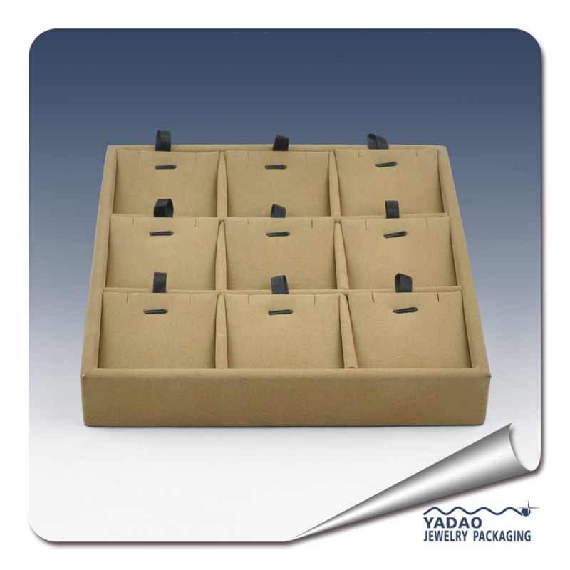 Exibição de jóias vitrine Fique Jewellrys bandeja de alta qualidade Pendant bandeja de exibição