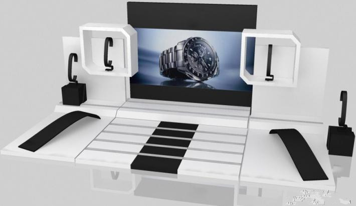 Ювелирные Дисплей обычай торговый центр супермаркет POS / POP часы дисплей набор Поставщик принять печать логотипа бесплатно