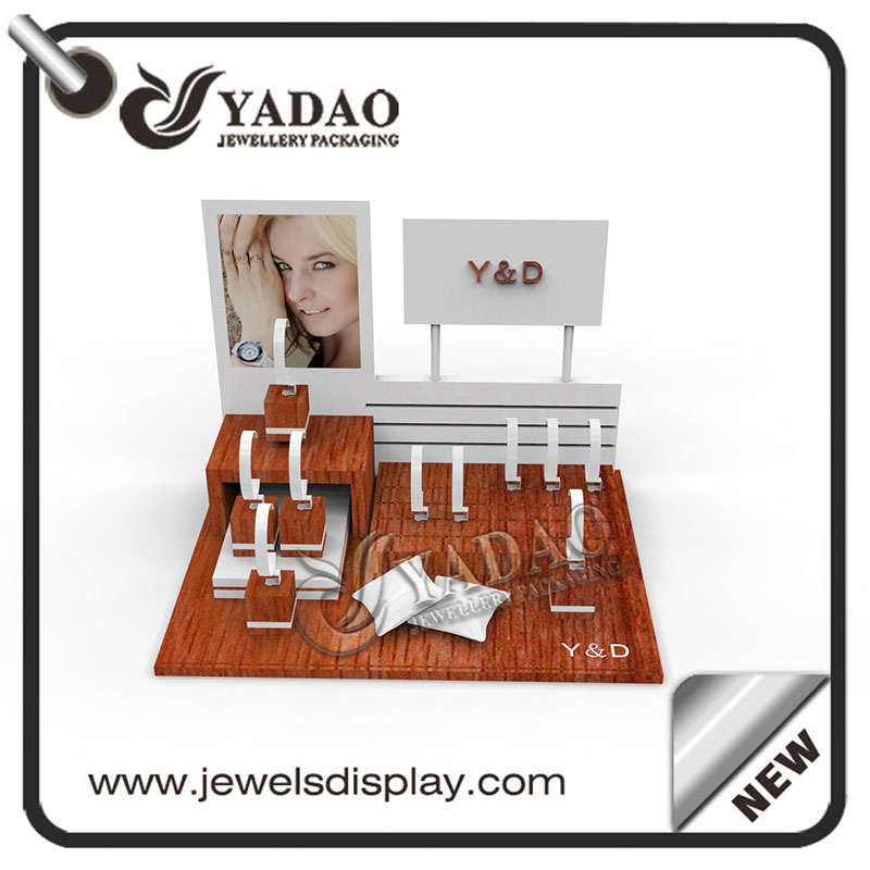 Lak dřevěný displej watch pultový šperky stojan pro high-end hodinky