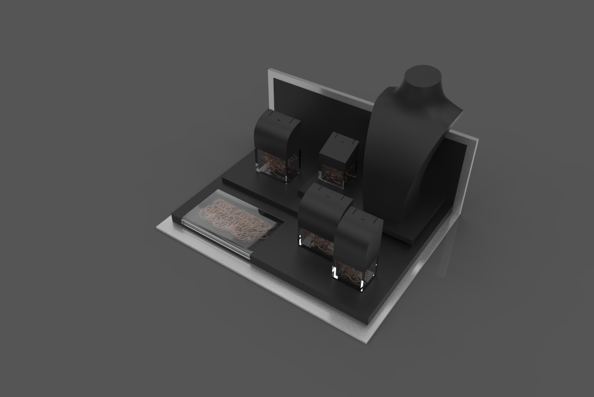 Luxury Schmuckständer für Halskette Schmuckständer für Ohrring-Schmucksache-Anzeigen für Ring Bewaldete Tragbarer Schmuck-Anzeigen-Halter Lieferanten