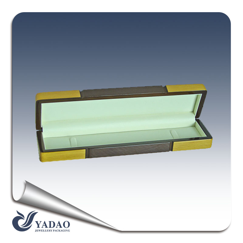 New design colorful spray lacquer wood packing box for earring /necklace/ watch /ring gift box high-end custom