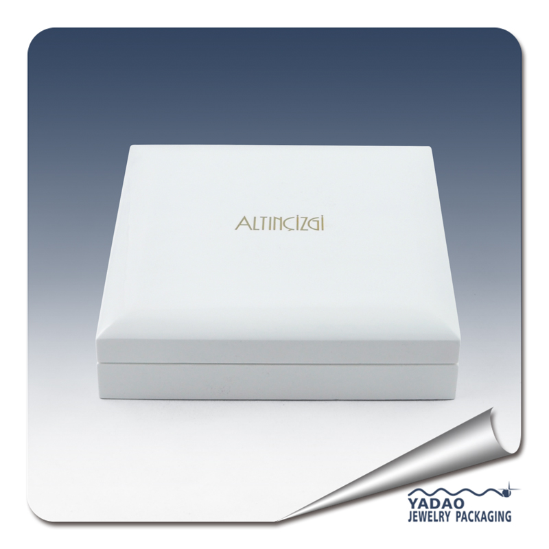 Nova caixa de jóias de design de impressão personalizada caixa do anel atacado caixa de jóias de madeira de China fabricante