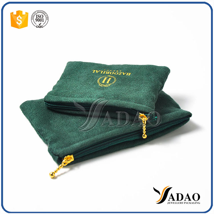 New high-end  good quality handmade MOQ wholesale with any color  velvet pouch/gift pouch for jewels packaging