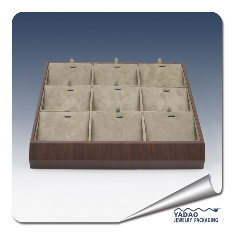 Newest design jewelry trays display cabinet trays for jewelry