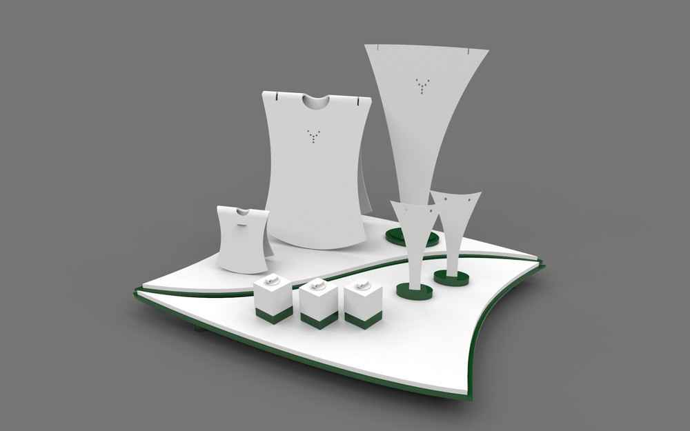 Newest design luxury acrylic jewelry display ,acrylic jewelry exhibitor stand ,glossy acrylic jewelry presentation for jewelry shop counter and window