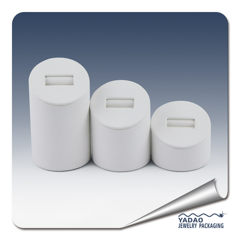 PU Leatherette jewelry ring display stand