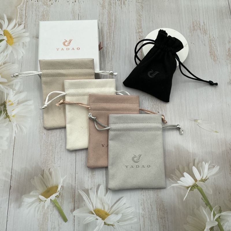 Popular Microfiber Material Jóias Loja Acessório de Xmas Bolsa De Embalagem