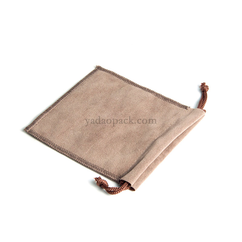 USTOM Jewelry Pouch Cotton Canvas Bags Personalized Logo With Ribbon Bag Small Pouches Necklace Bags Earring Pouch