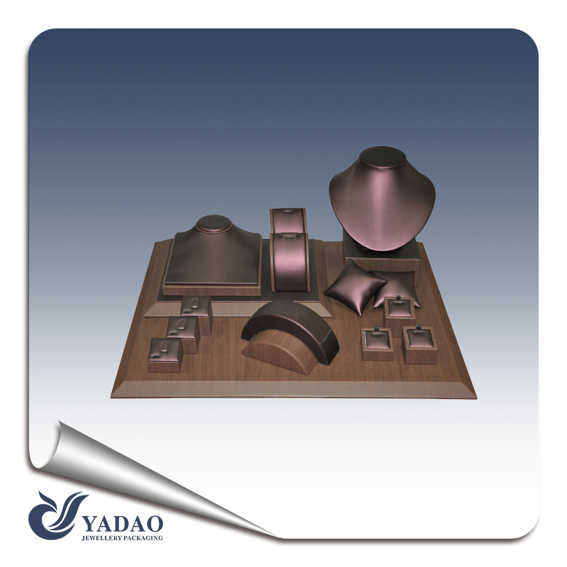 Wholesale counter jewelry display/jewellery display stand/necklace display form jewelry display showcase