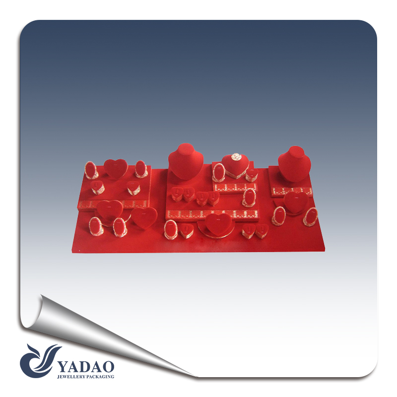 Velkoobchod bižuterie zobrazení čínské tradiční svatební téma vyzdobit výkladní skříň pro klenotnictví pult prezentaci