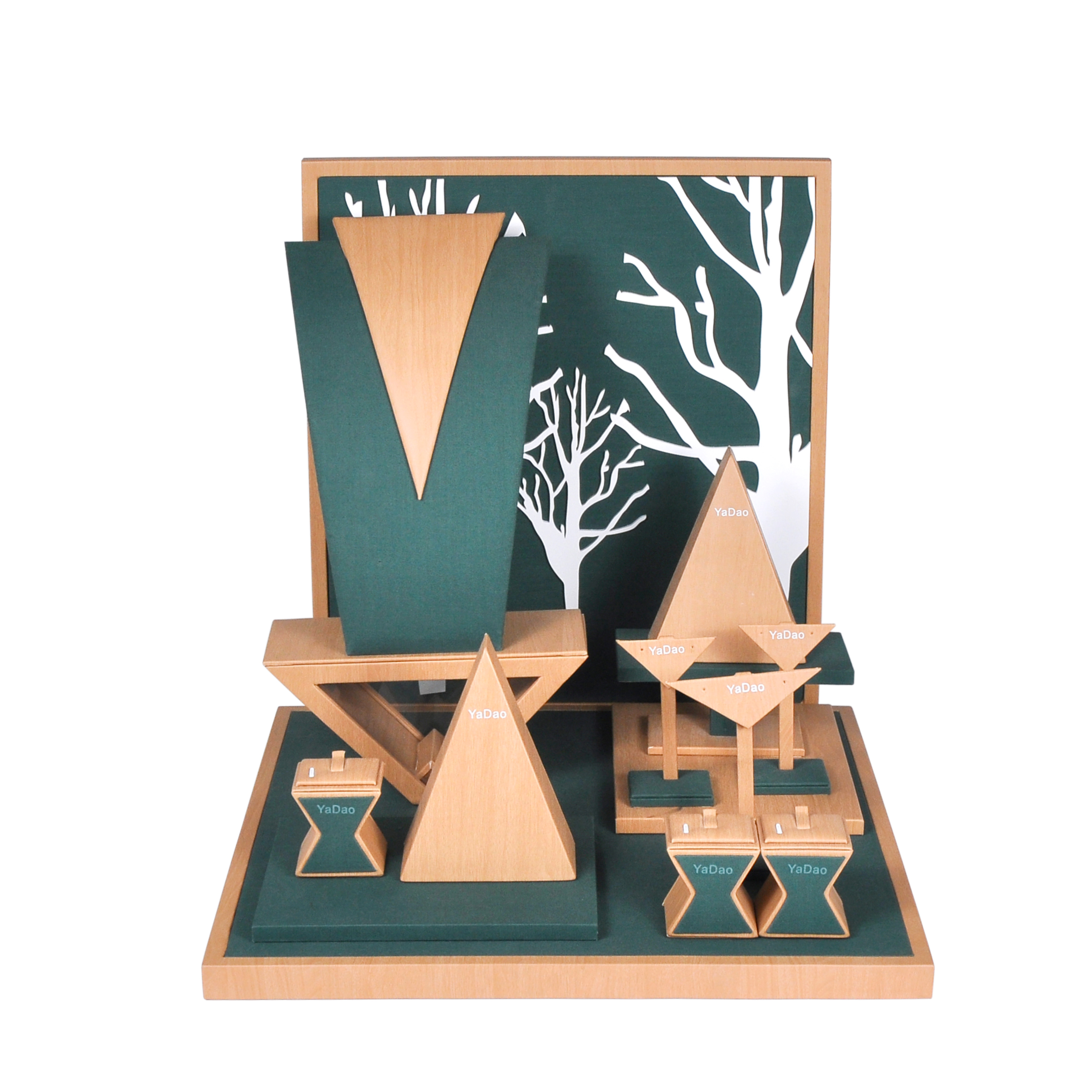 Wholesales Christmas Hot Selling Custom Wooden Jewelry Display