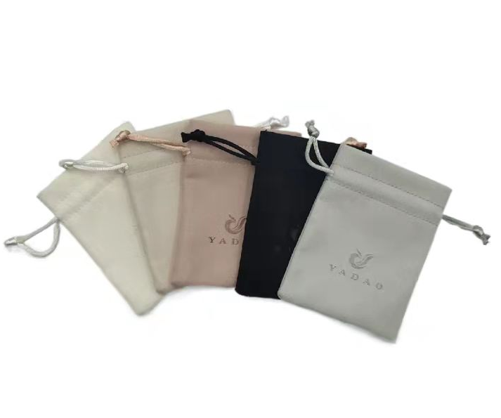 YADAO Jewelry Pouch Microfiber Necklace Pouch Custom Logo Jewelry Bag