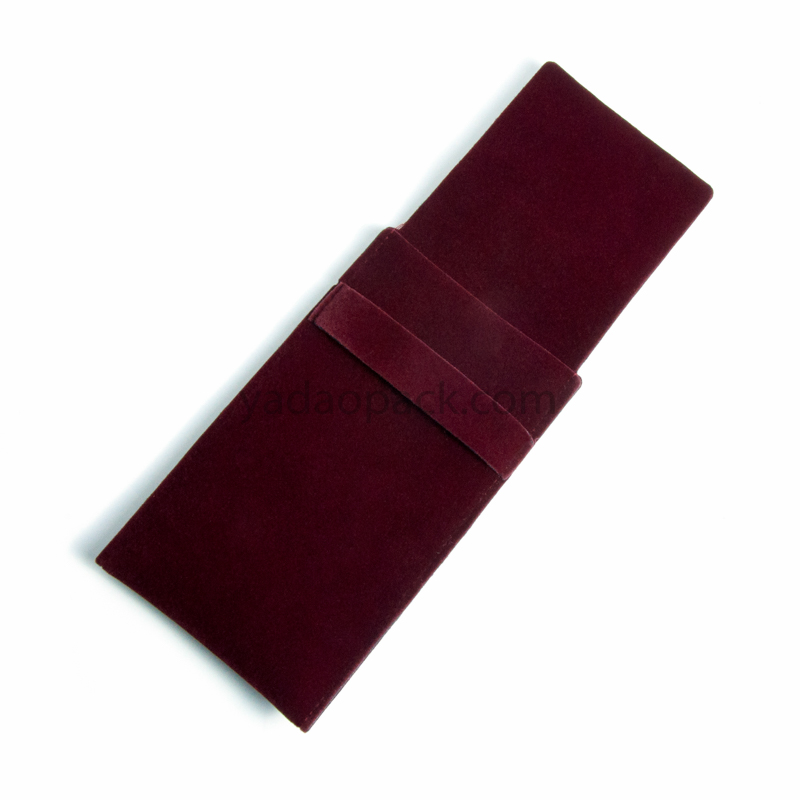 Yadao Custom Logo Luxury Jewelry Pouch Box Packaging Microfiber Envelope Flap Package Pouch