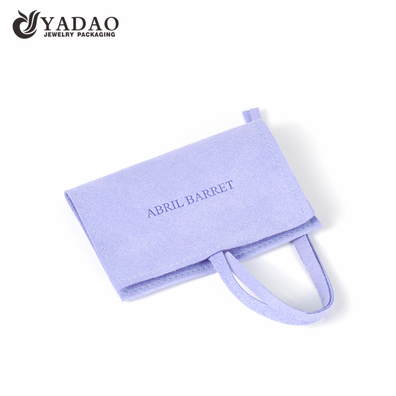 Yadao Jewelry en ligne Small Business Emballage Microfibre DrawString Pouch Sac Vente chaude en stock