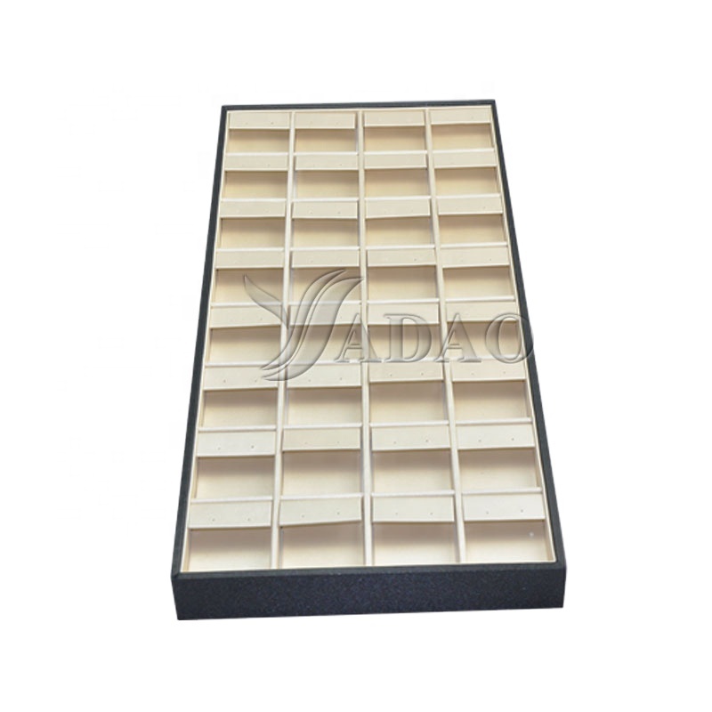 Yadao New design Pu metal Jewelry Display Tray Ring Dish Modern Jewelry Package Trays For Jewelry Store