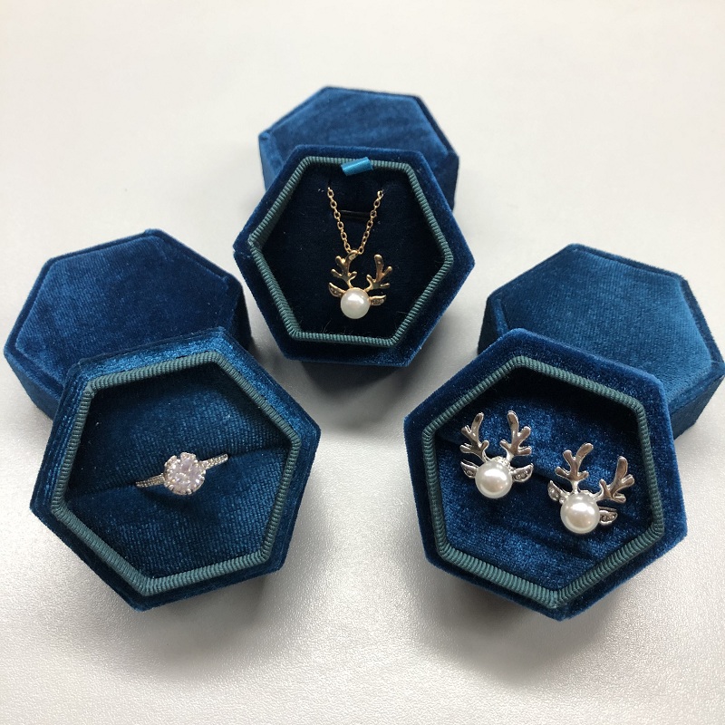 Yadao special design box velvet box plastic packaging box in six edge