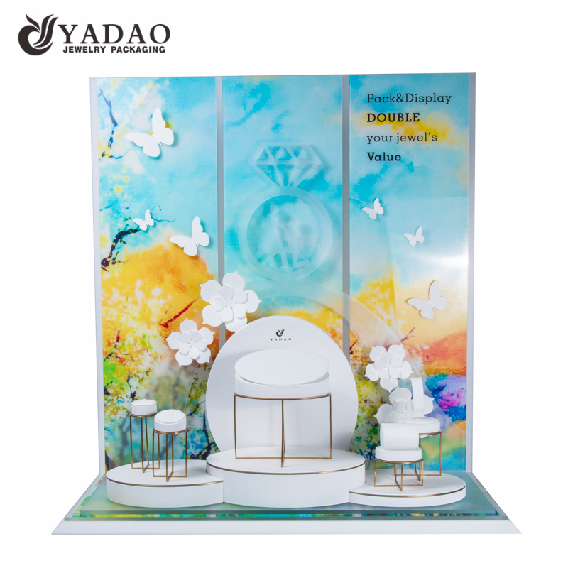 Série d'affichage de bijoux de vitrine