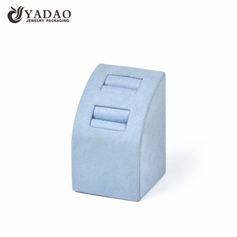 camber design ring display stand slot ring display holder wrapped by microfiber soft slot insert 