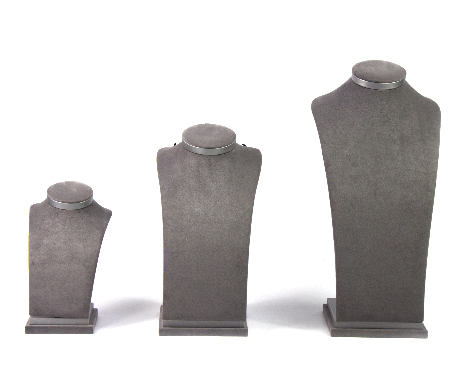 customize senior Wooden/Velvet pendant necklace jewelry display stand racks