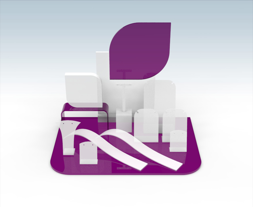 سعر المصنع جذب ARCYLIC عرض المجوهرات لمجموعات كاملة المستخدمة في المعرض القطع التي يمكن أن تجعل المجوهرات الخاص بك أكثر مشرق