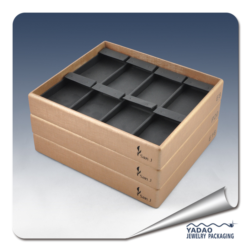 výrobní cenu vysoce kvalitní šperky displej zásobník pro zobrazení a ukládání náušnice