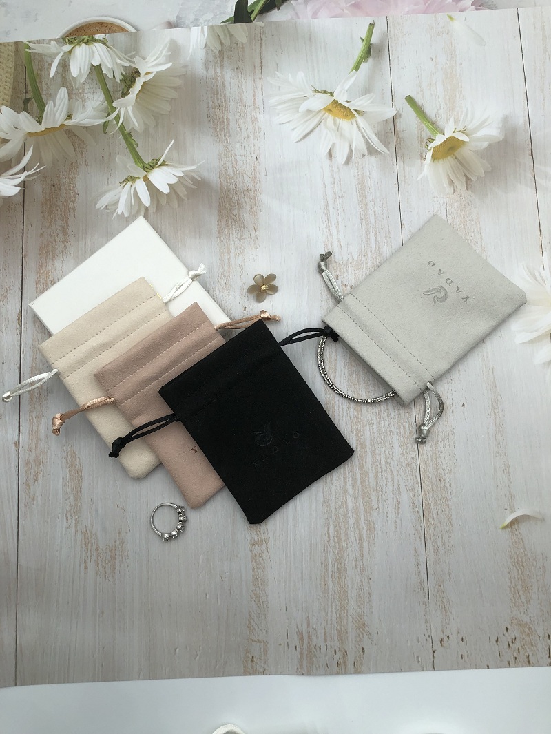 high quality microfiber pouch string pouch bag for jewelry gift packaging small MOQ to start 