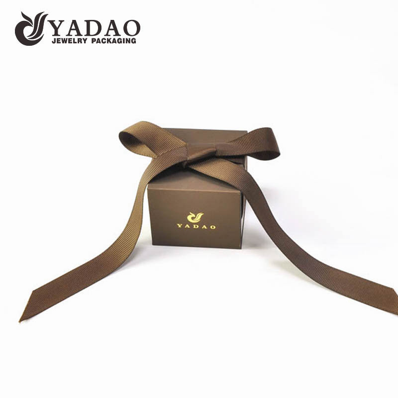 caixa de jóias com fita / cor personalizada