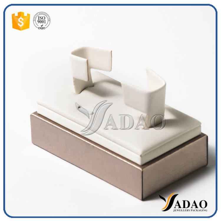fresh well-design wholesale custom jewelry display stands mdf covered with velvet for bangle from Yadao