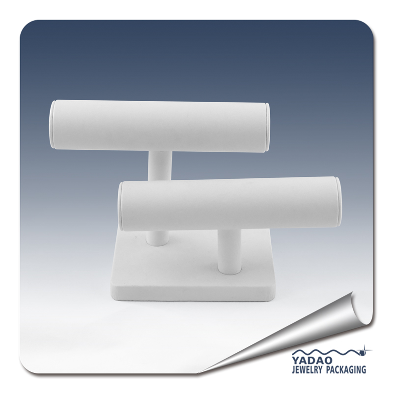 wholesale T-bar shape wooden jewelry display stand for watch display  with factory price