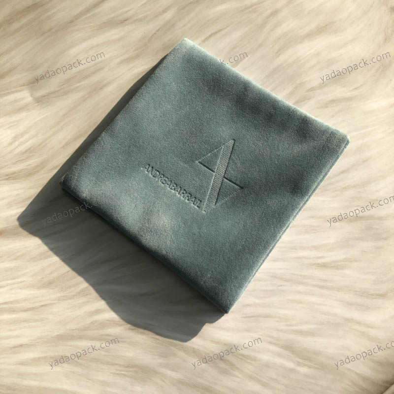 yadao flap velvet suede jewelry pouch bag with button