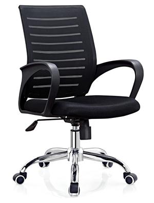 Newcity 1218B经济网椅旋转网椅便宜和耐用网椅倾斜锁定机构中背职员椅5年质保BIFMA标准50mm尼龙脚轮供应商佛山中国