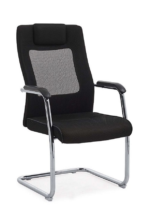 Newcity 1256廉价现代办公椅经济型网椅会议室稳定圆管访客椅新设计网椅供应商佛山中国