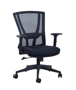Newcity 602B Economic Swivel Mesh Chair 12mm Plywood Seat Mesh Chair Tilt & Lock Mechanism Middle Back Staff Chair BIFMA Standard Nylon Castor Supplier Foshan China