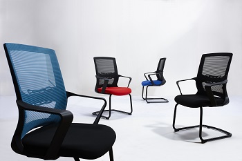 Newcity 505C 经济办公椅网椅 WorkWell 访客办公网椅低背职员椅原装泡沫供应商佛山中国