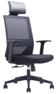 Newcity 1392A办公家具电脑椅简约黑色职员网椅家用时尚网椅经济型可升降网椅高背网椅5年质保供应商佛山