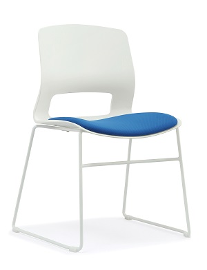 Newcity 381B经济培训椅人体工学培训桌椅可堆叠机构培训椅5年保修高密度海棉供应商佛山中国