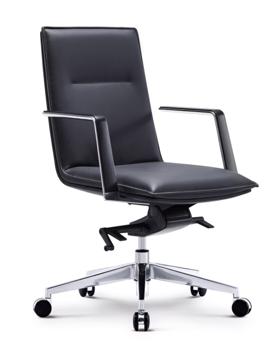 NewCity 5006B Luxus-Mittlerer Back-Bürostuhl Modern Leder Bürostuhl High End Executive Bürostuhl Fabrik Direkte Home Office Sessel Lieferant Chinese Foshan