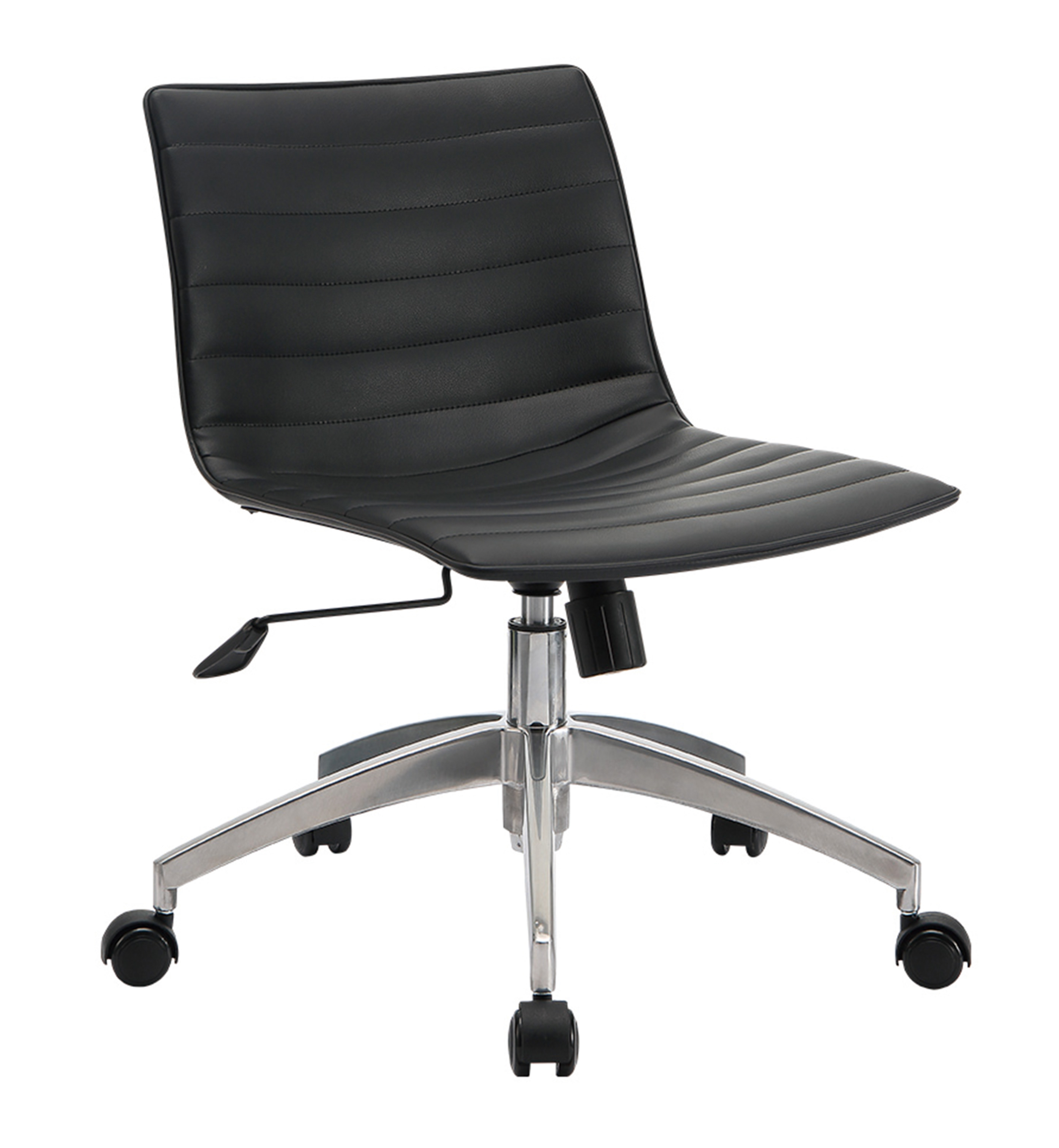 Newcity 6625B India Pure White Bürostuhl Luxus Mid Back Swivel Executive Office Chair Neues Design der Konferenz Besprechung Bürostuhl Lieferant Foshan China
