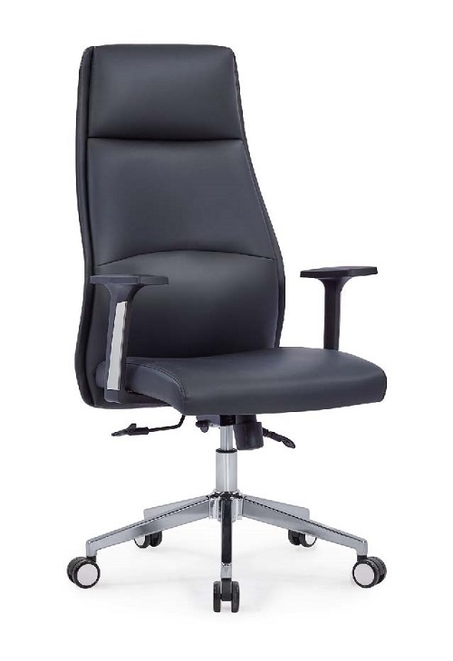 Newcity 6651A Исполнительный Офисный Стул Современный Компьютерный Офисный Стул Газлифт Офисный Стул PU Кожаный Офисный Стул Высокий Бэк-Менеджер Офисный Стул BIFMA Стандартный Поставщик Нейлона Castor Foshan Китай