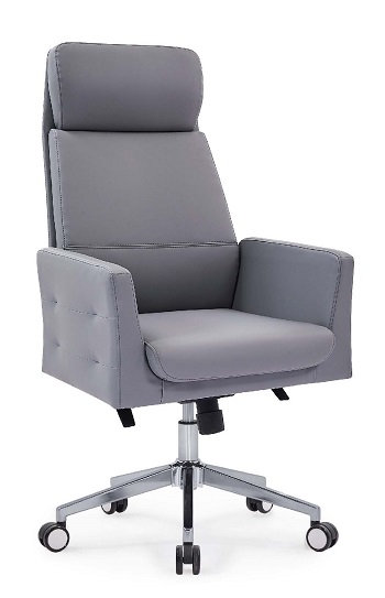 Newcity 6675A Hot Sale Reclining Adjustable Leather Office Chair New Deluxe Designs Office Chair Boss Revolving Executive Office Chair Chinese Foshan