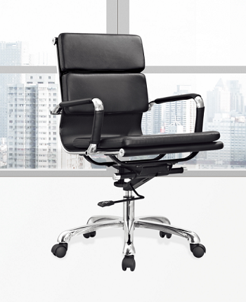 Newcity 696B人体工学现代风格可旋转豪华PU皮革办公椅工作家用旋转舒适皮椅旋转办公椅中国佛山供应商质保5年