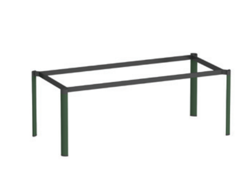 newcity yjd03-1601现代办公家具办公钢桌脚豪华经理桌框架铝合金夹子家具五金架行政桌架供应商中山