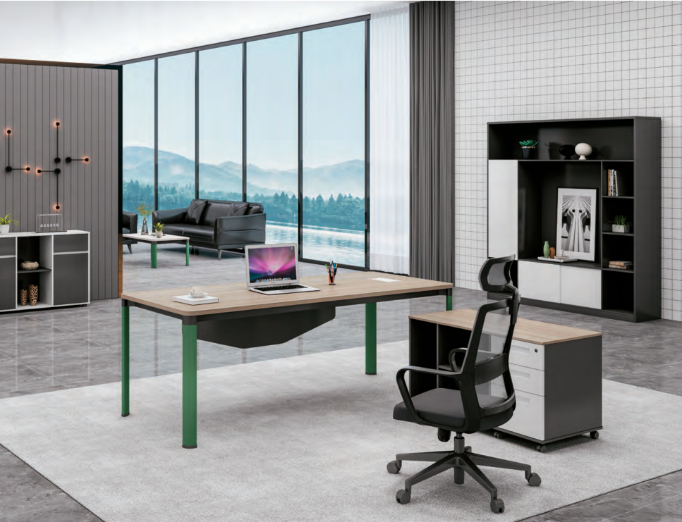 Newcity YJD01-1801最优价格桌架定制白色或黑色铝制连接件外框架金属办公桌桌架五金家具架行政桌架供应商中山