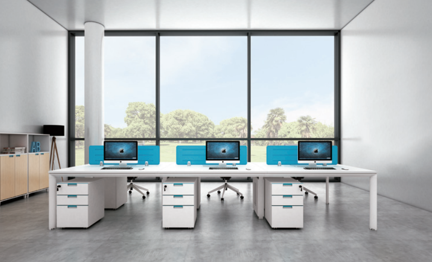 NewCity YJD04-10 Economic Customized Office Work Partition Modern Design Personal 4 Personen Workstation Partition Custom Wholesale Modern Büroarbeit Partition Lieferant Chinesische Foshan