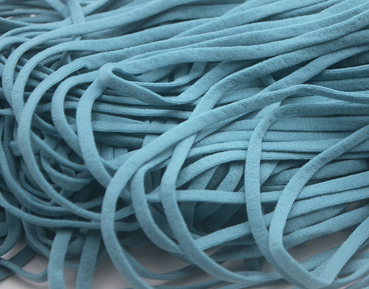 Low MOQ Farbmaske Gummiband für Maske DIY Ohrschlaufe