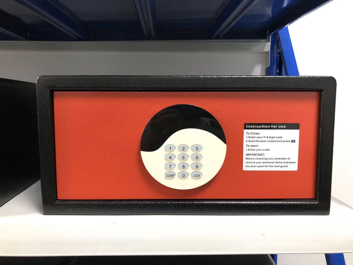 all steel keyless hotel digital password in room safe China made