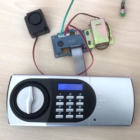 keypad digital password safe lock with keys for backup Wholesale